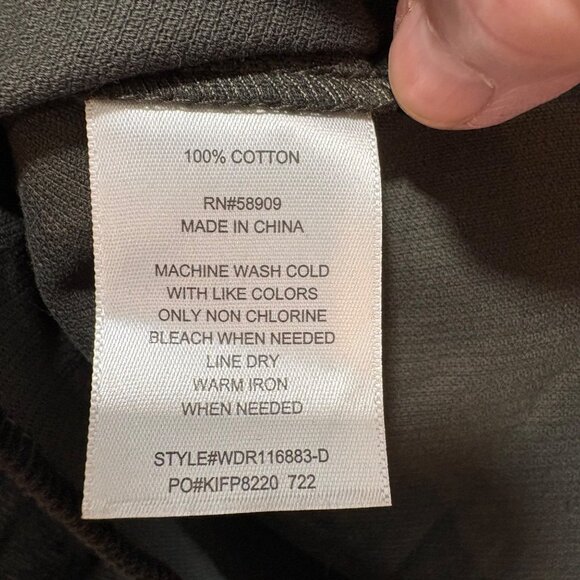 Copper Key Black Corduroy Babydoll Dress M Tiered Cottage Long Sleeve - Picture 4 of 8